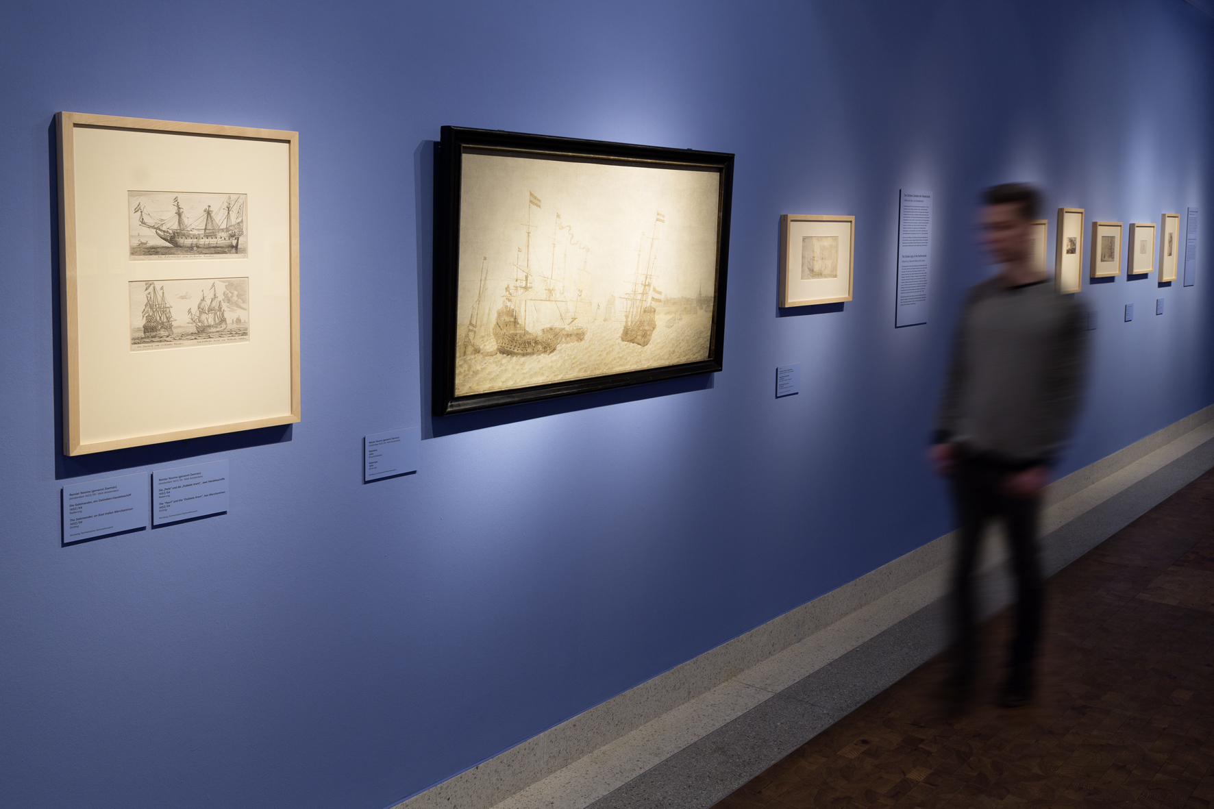 Blick in die aktuelle Sonderausstellung „Niederländische Zeichnungen“.