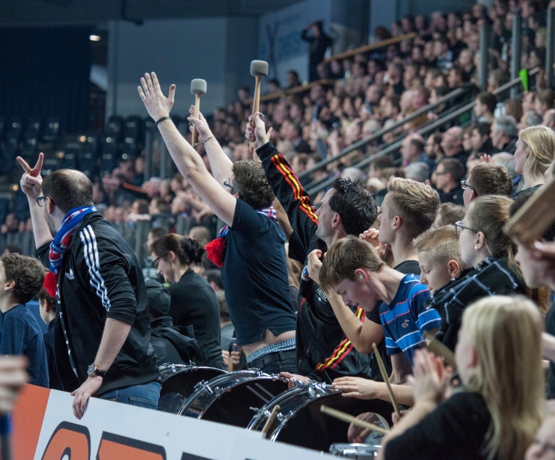(Foto: hl-studios, Erlangen): Der HC Erlangen hofft wieder auf gute Stimmung beim Heimspiel