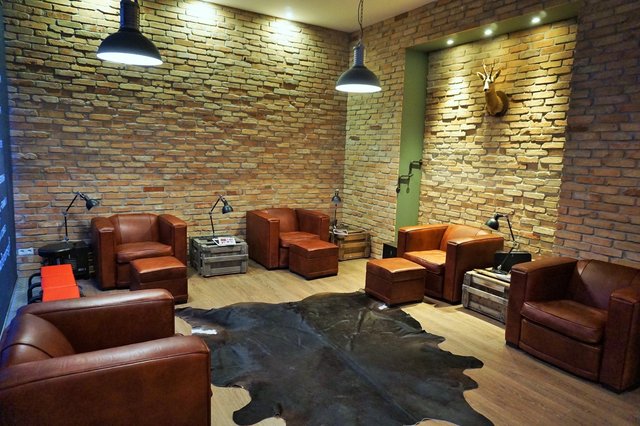 Der Maniküre- und Pedikürebereich der Herrengarage. | Foto: Herrengarage