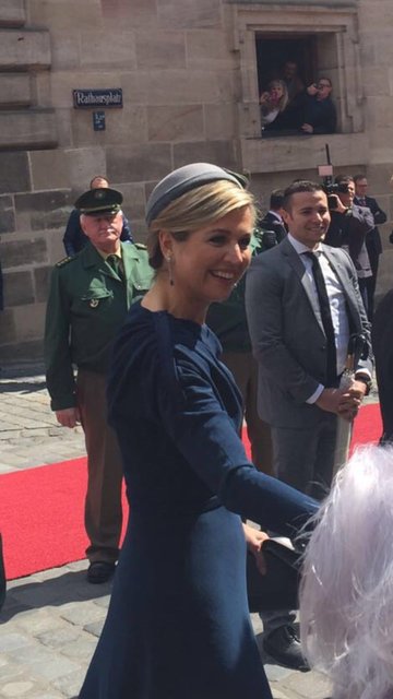 Königin Maxima zu Besuch in Nürnberg. | Foto: Claudia Ganci