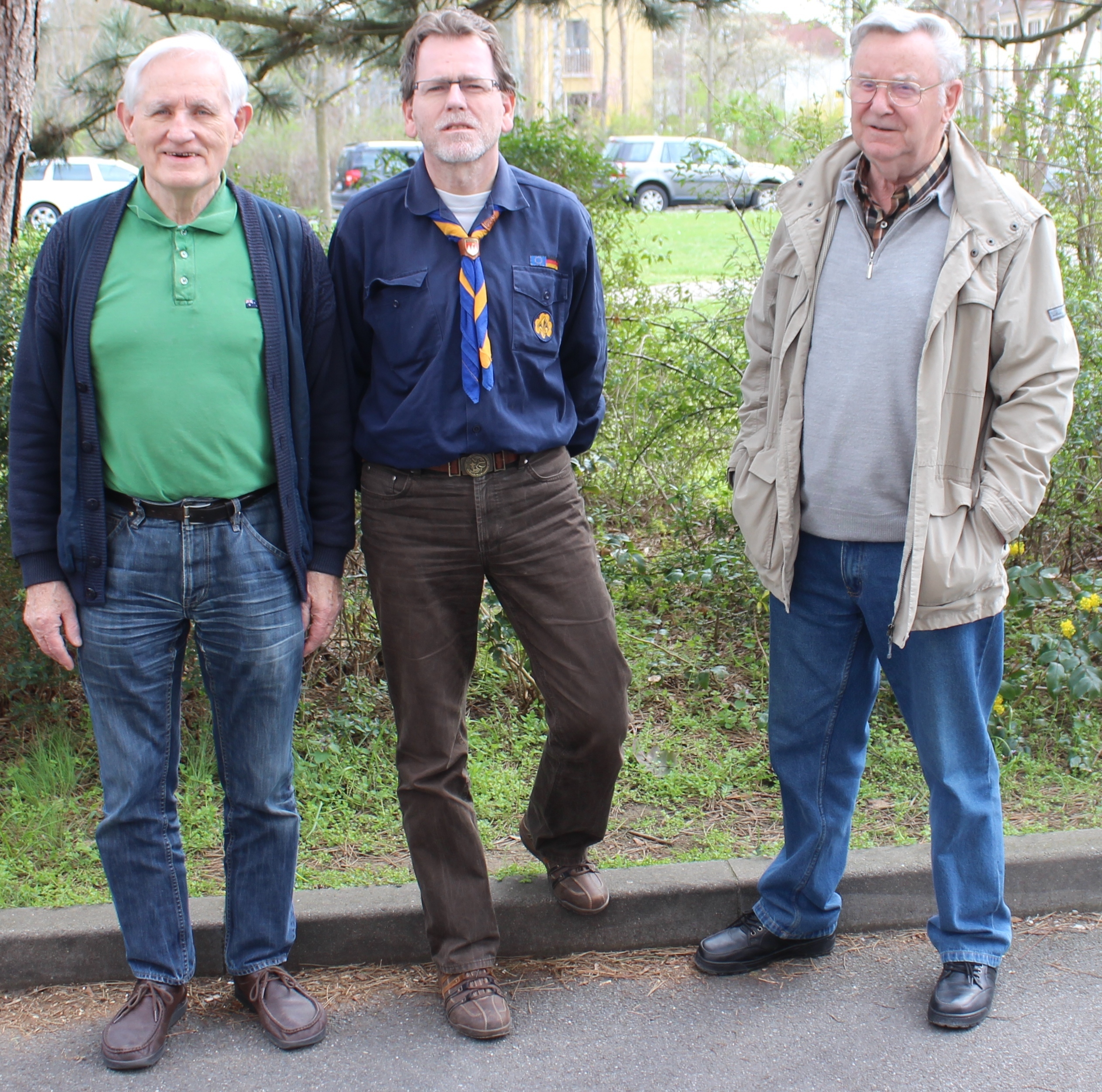 Manfred Jost, Harald Rosteck, Klaus Dieter Steinbrecher (v. l. n. r.)