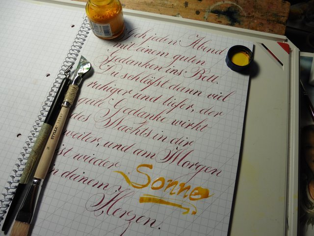 Ein Spruch für den Abend