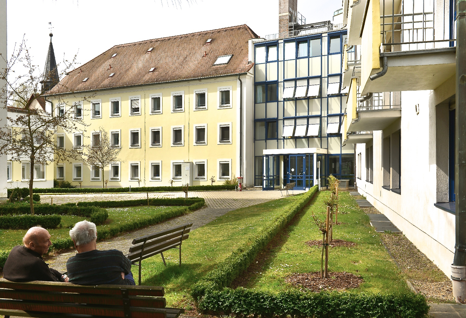 Kreiskrankenhaus St. Anna: Noch 2016 soll hier mit den Bauarbeiten begonnen werden; die Wege für Patienten und Personal werden künftig kürzer. Foto: oh