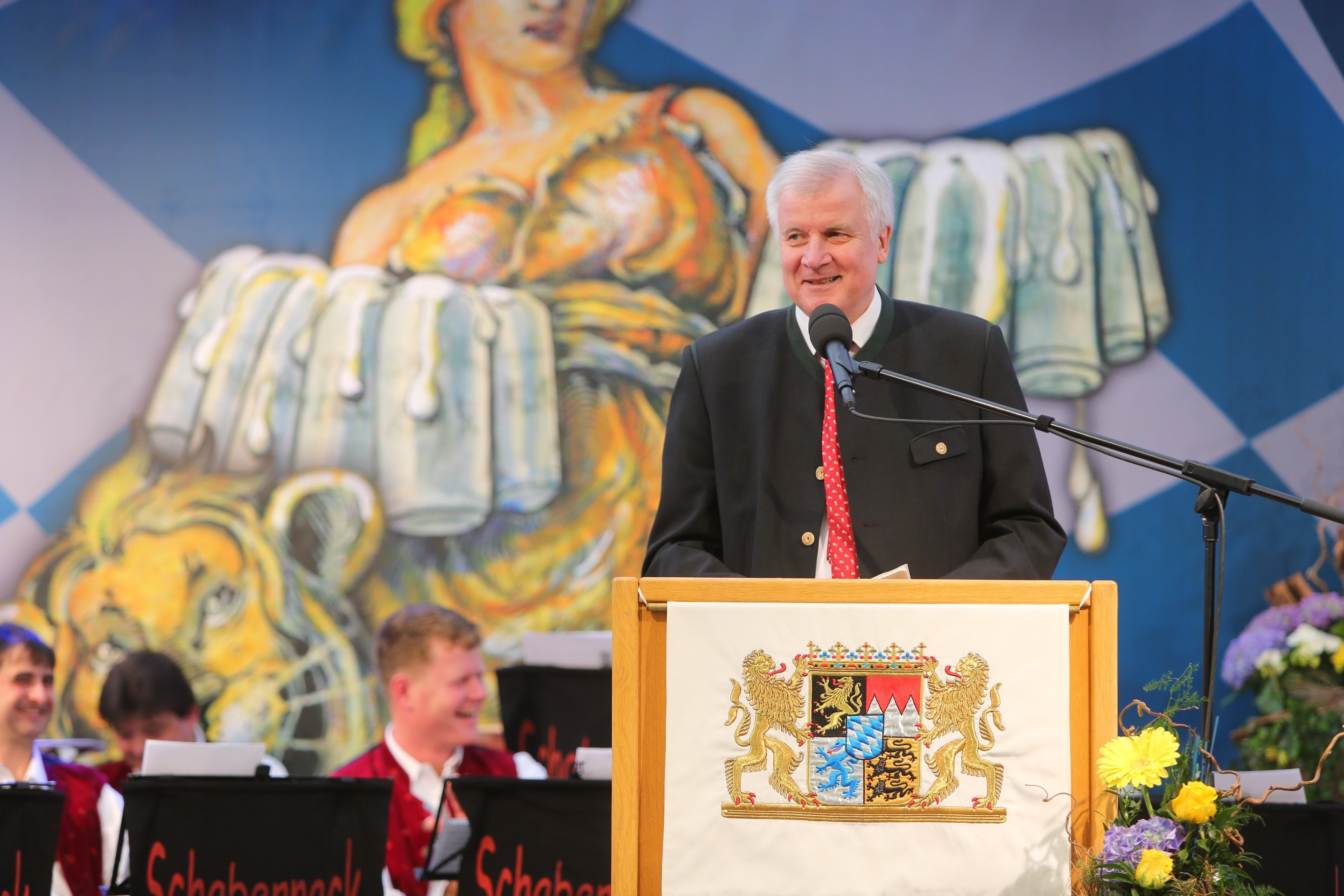 Der Bayerische Ministerpräsident Horst Seehofer eröffnet die Bayerische Landesausstellung 2016 in Aldersbach.