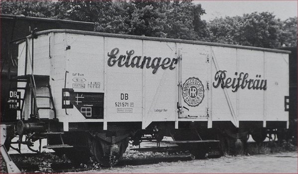 Bierwagen der Henninger Reifbräu in den sechziger Jahren