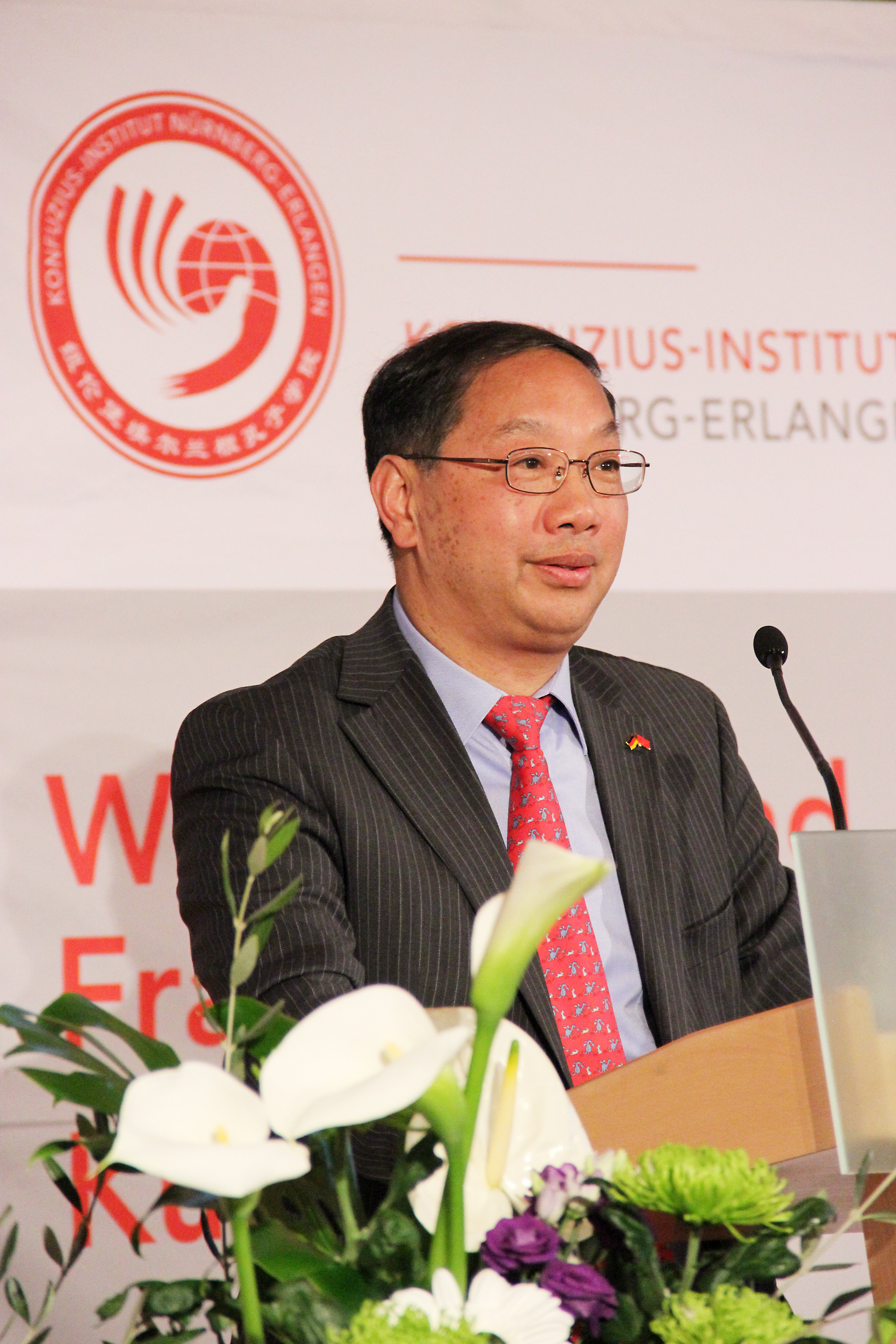 10 Jahre Konfuzius-Institut Nürnberg-Erlangen, Chinesischer Botschafter Professor Shi Mingde.
