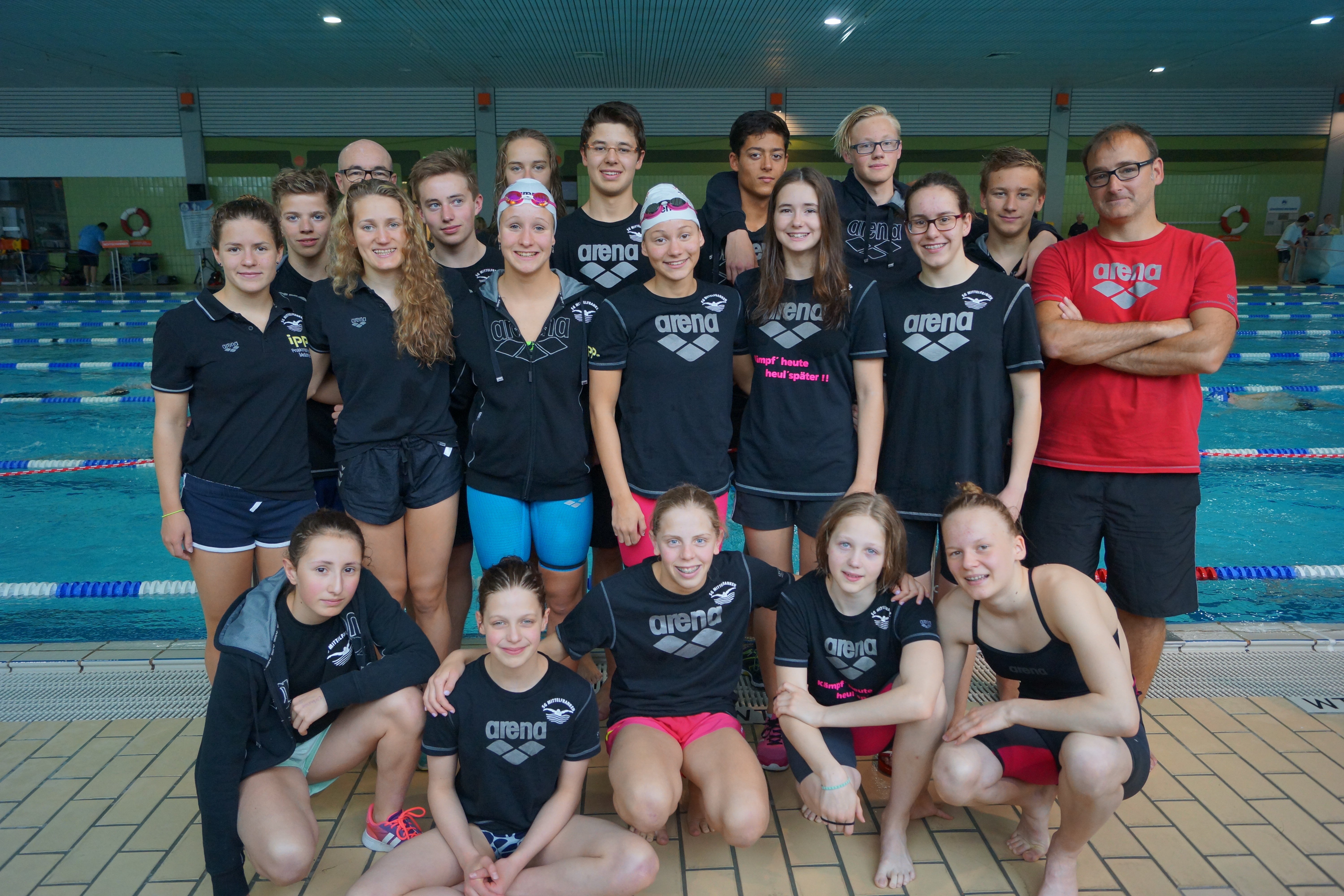 Gruppenfoto SG Mittelfranken Stützpunkt Nbg (TSV Altenfurt, TSV Katzwang, FCN)