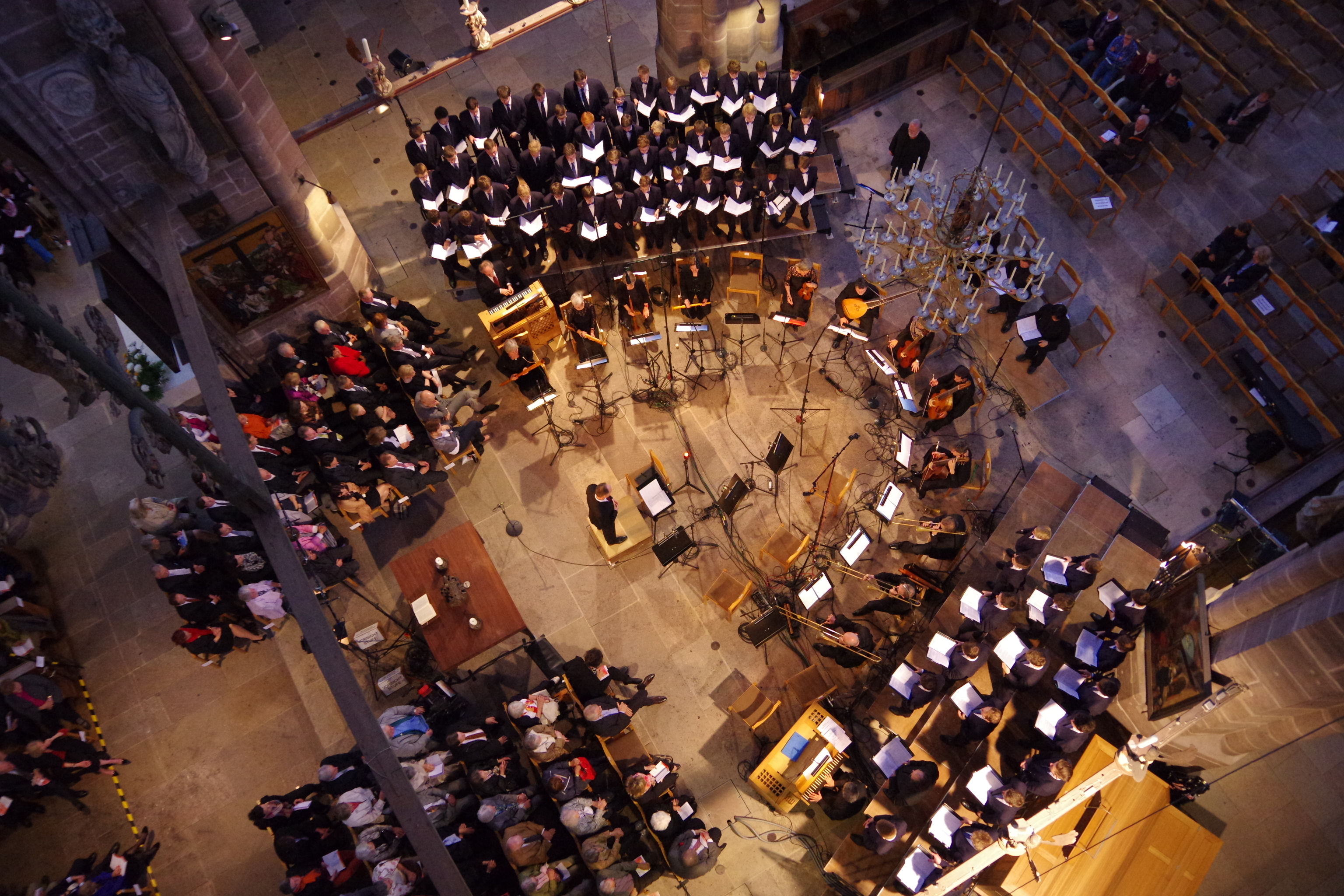 Windsbacher Knabenchor in der Lorenzkirche.