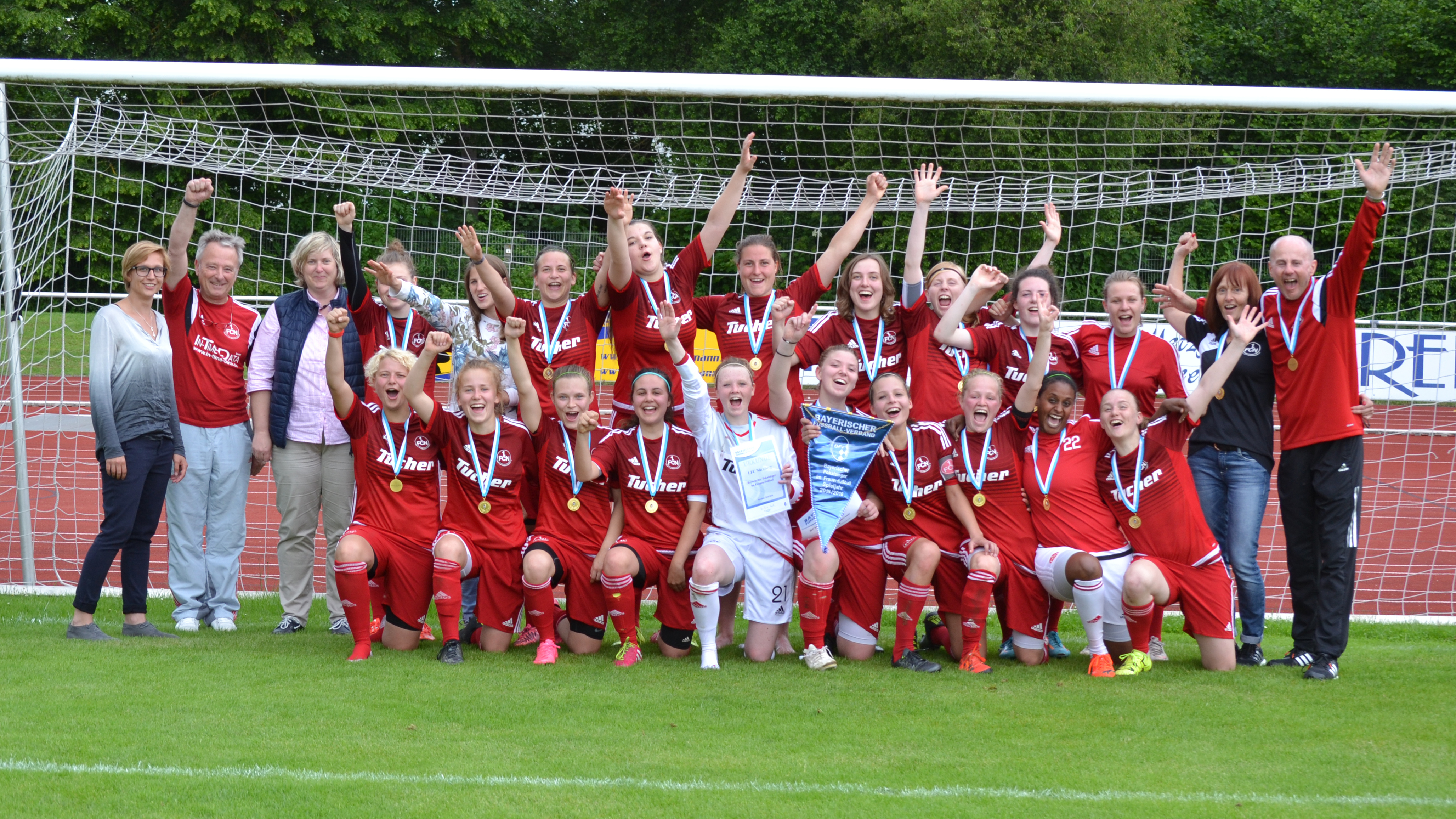 Zum dritten Mal in Folge heißt der Bayerische Pokalsieger der Frauen 1. FC Nürnberg.