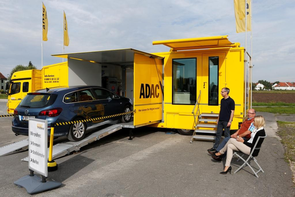 Vom 15. bis 17. Juni macht der ADAC-Prüfdienst Station auf dem Huma-Parkplatz