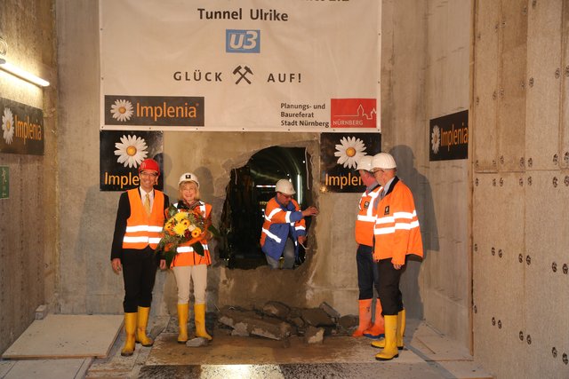 Erfolgreicher Tunneldurchschlag für die U-3. | Foto: bayernpress