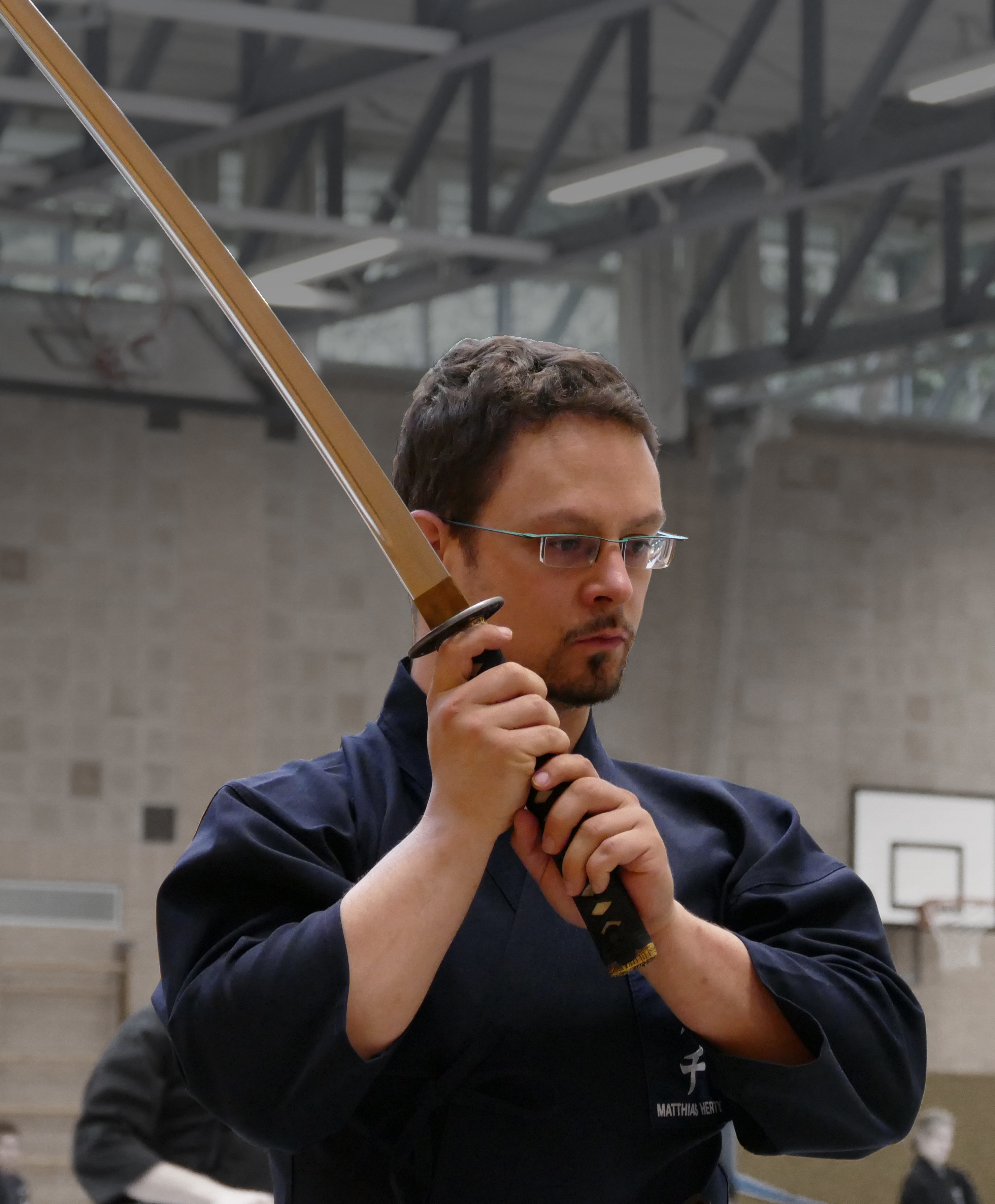 Matthias Herty, 3. Dan Iaido, Vizepräsident des Bayerischen Iaido Bundes