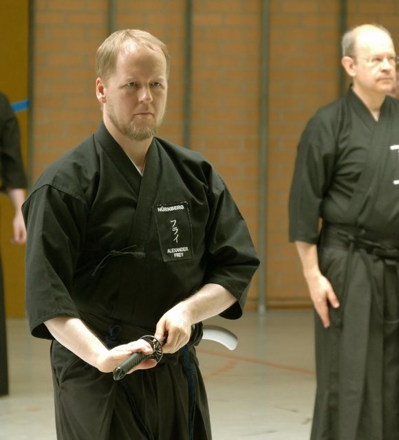 Alexander Frey, 1. Dan Iaido, von ZANCHIN Kampfkunst e.V.