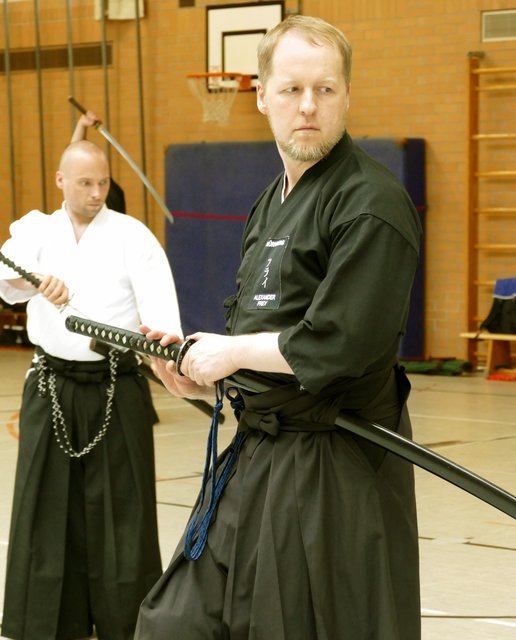 Alexander Frey, 1. Dan Iaido, von ZANCHIN Kampfkunst e.V.