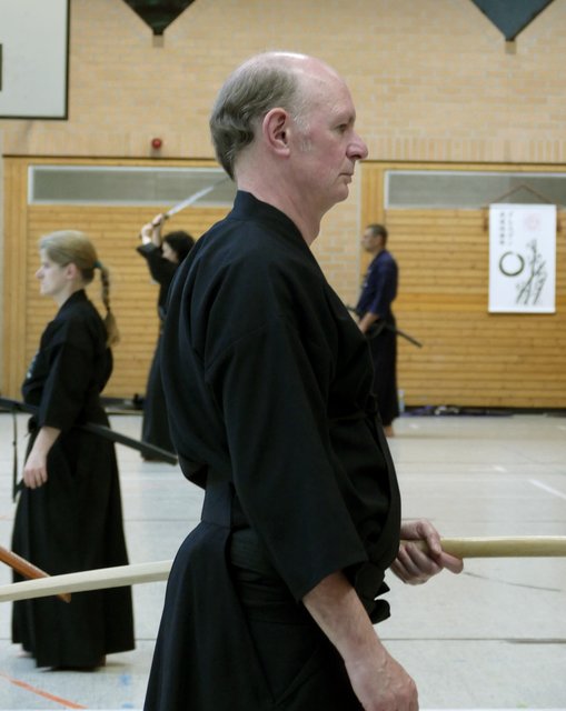 Rudi Müller, 6. Dan Iaido, Präsident des Bayerischen Iaido Bundes