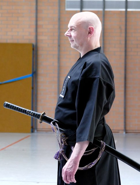 Henry Schubert, 6. Dan Iaido, Nationalmannschaftstrainer des Deutschen Iaido Bundes