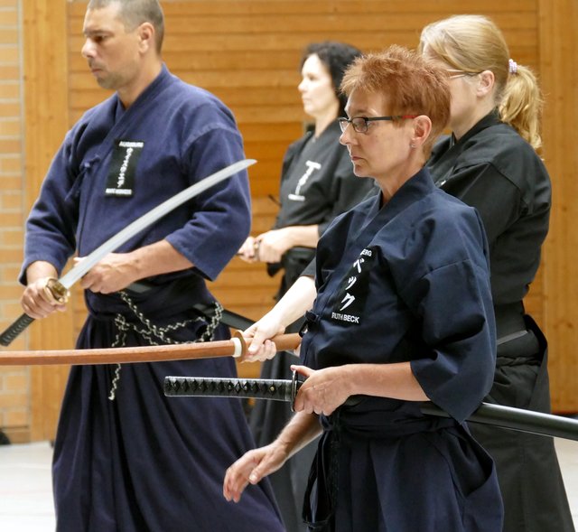 Ruth Beck, 3. Dan Iaido, aus Bamberg