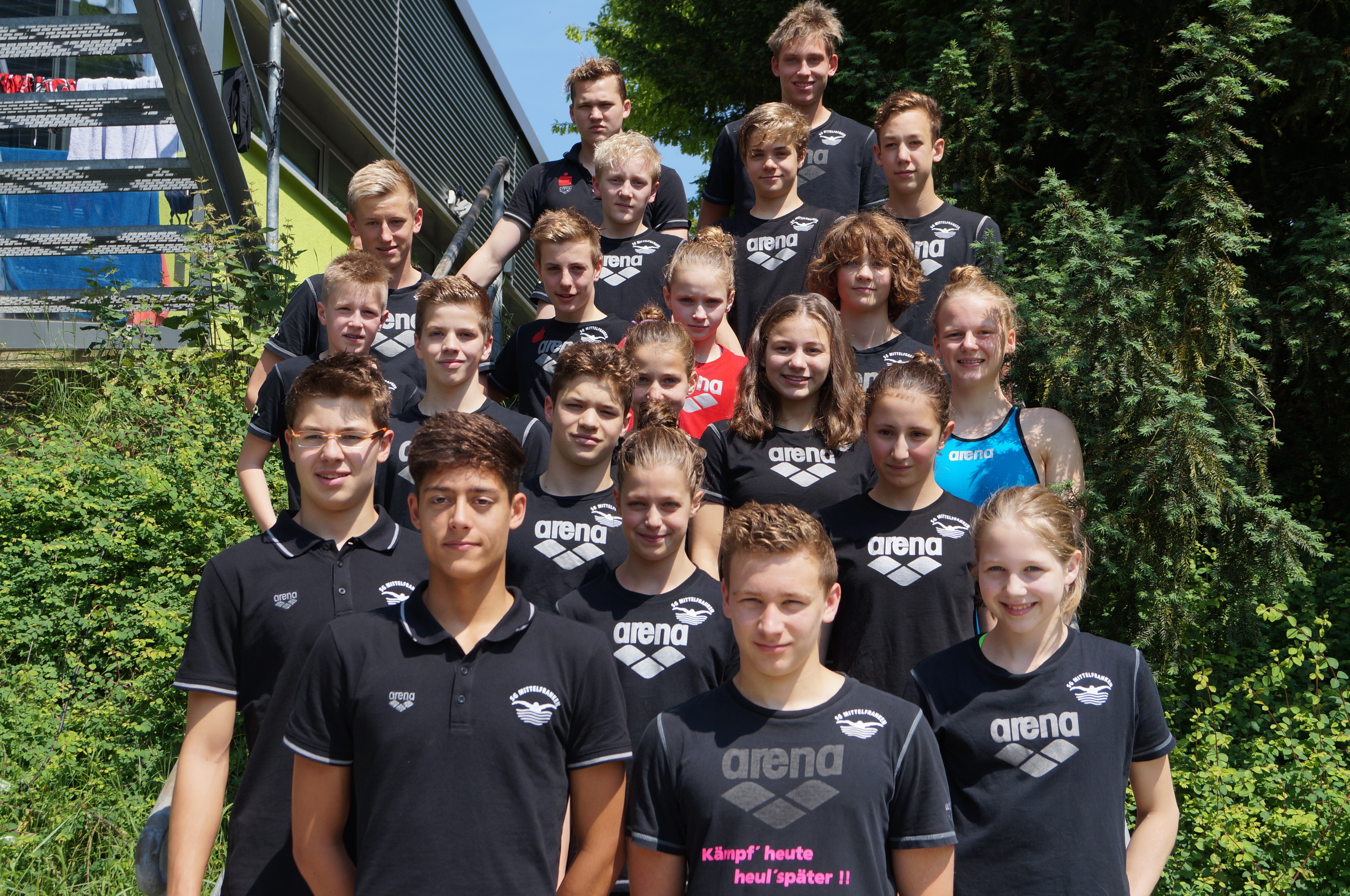 Aktive der SG Mittelfranken bei der Süddeutschen Meisterschaft in Wetzlar.