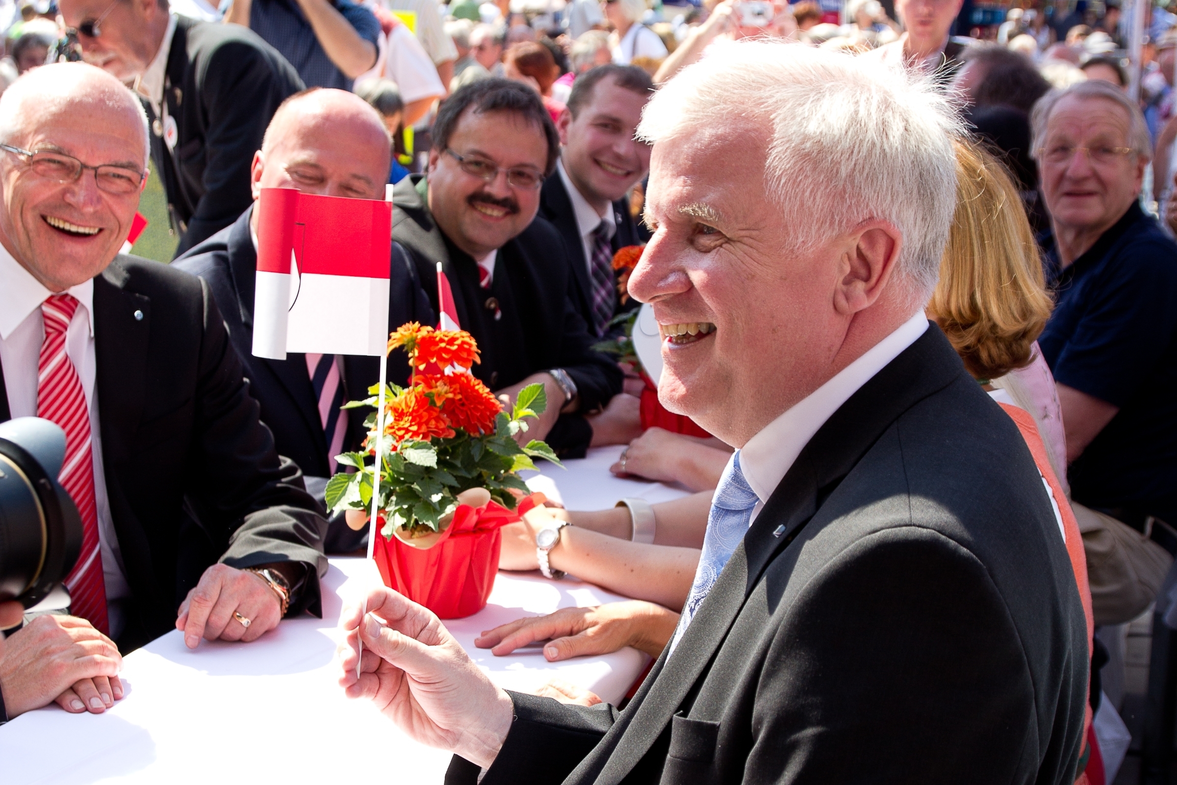 Beim Tag der Franken in Bayreuth.