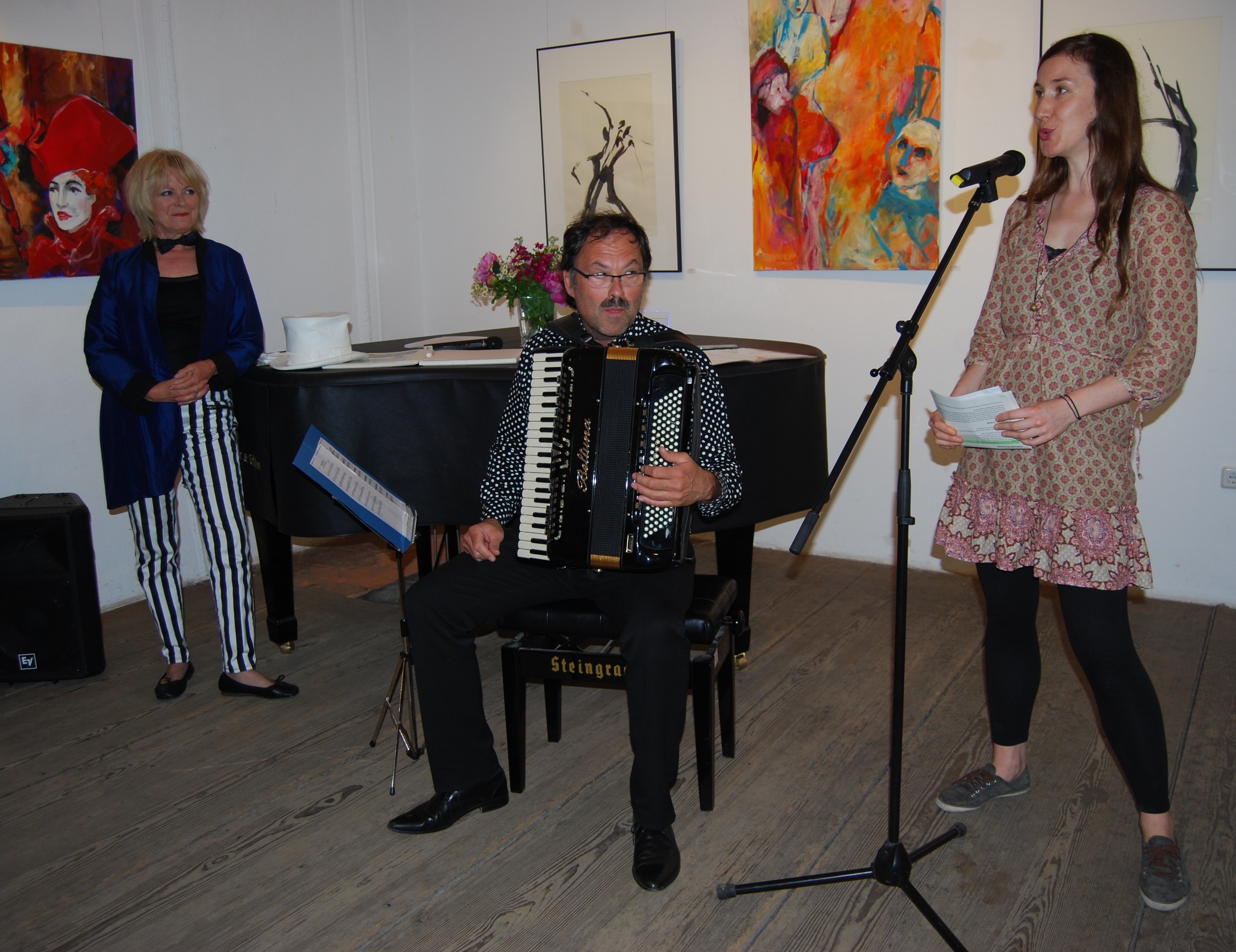 Uschi Faltenbacher, Fred Munker und Lena Miller