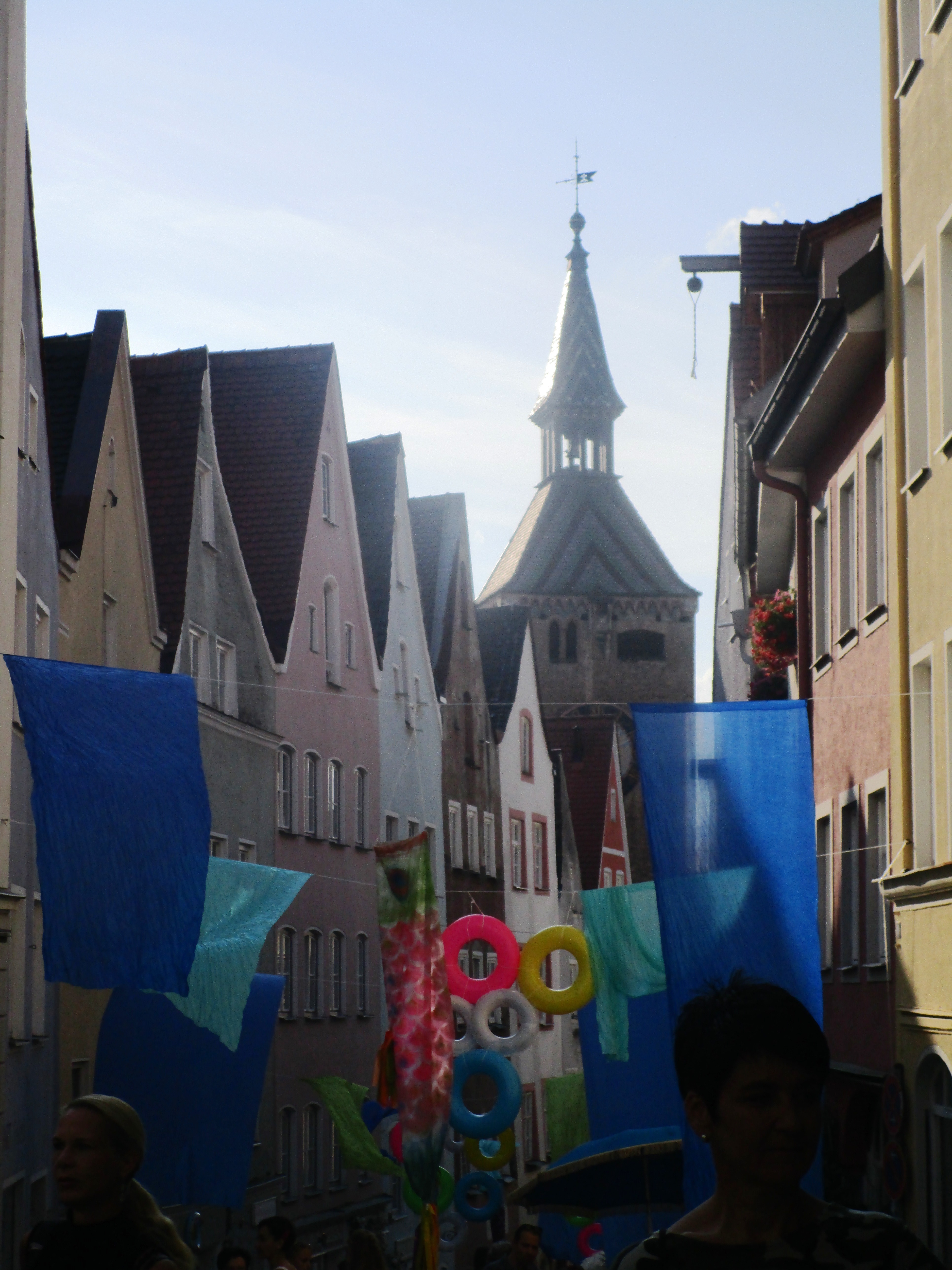 Die geschmückte Alte Bergstraße