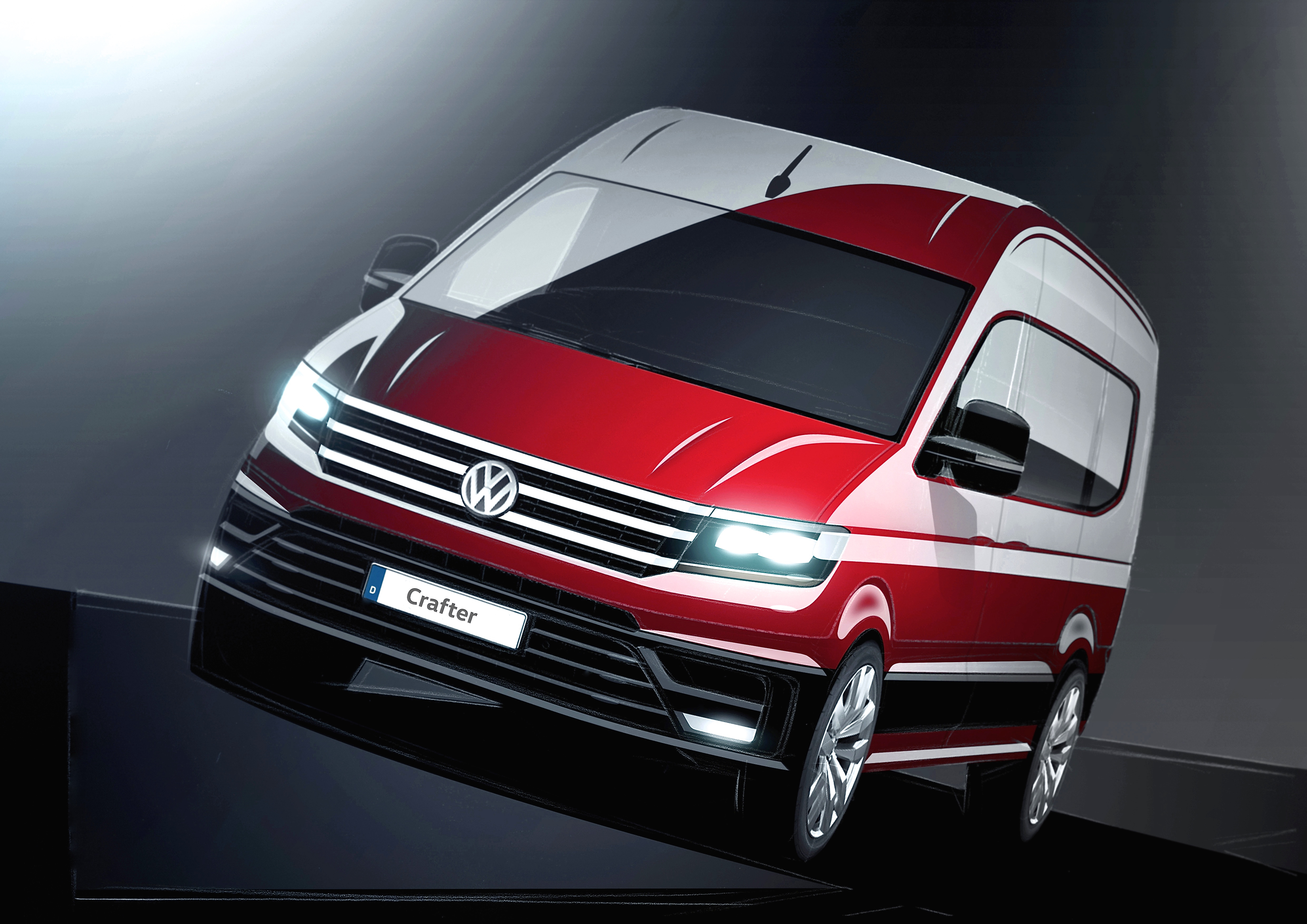Der neue Volkswagen Crafter. Foto: Hersteller