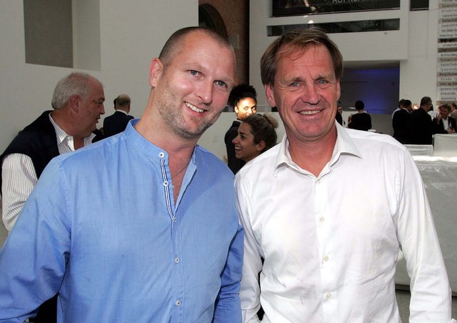 Markus Wasmeier (r.), Freilichtmuseum Schliersee, mit seinem Geschäftsführer Daniel „Schorsch“ Wagner. | Foto: Joachim König
