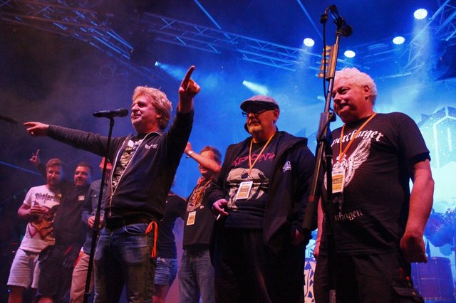 Die Festival-Organisatoren bedankten sich beim "fantastischen Publikum". Foto: Eberberger