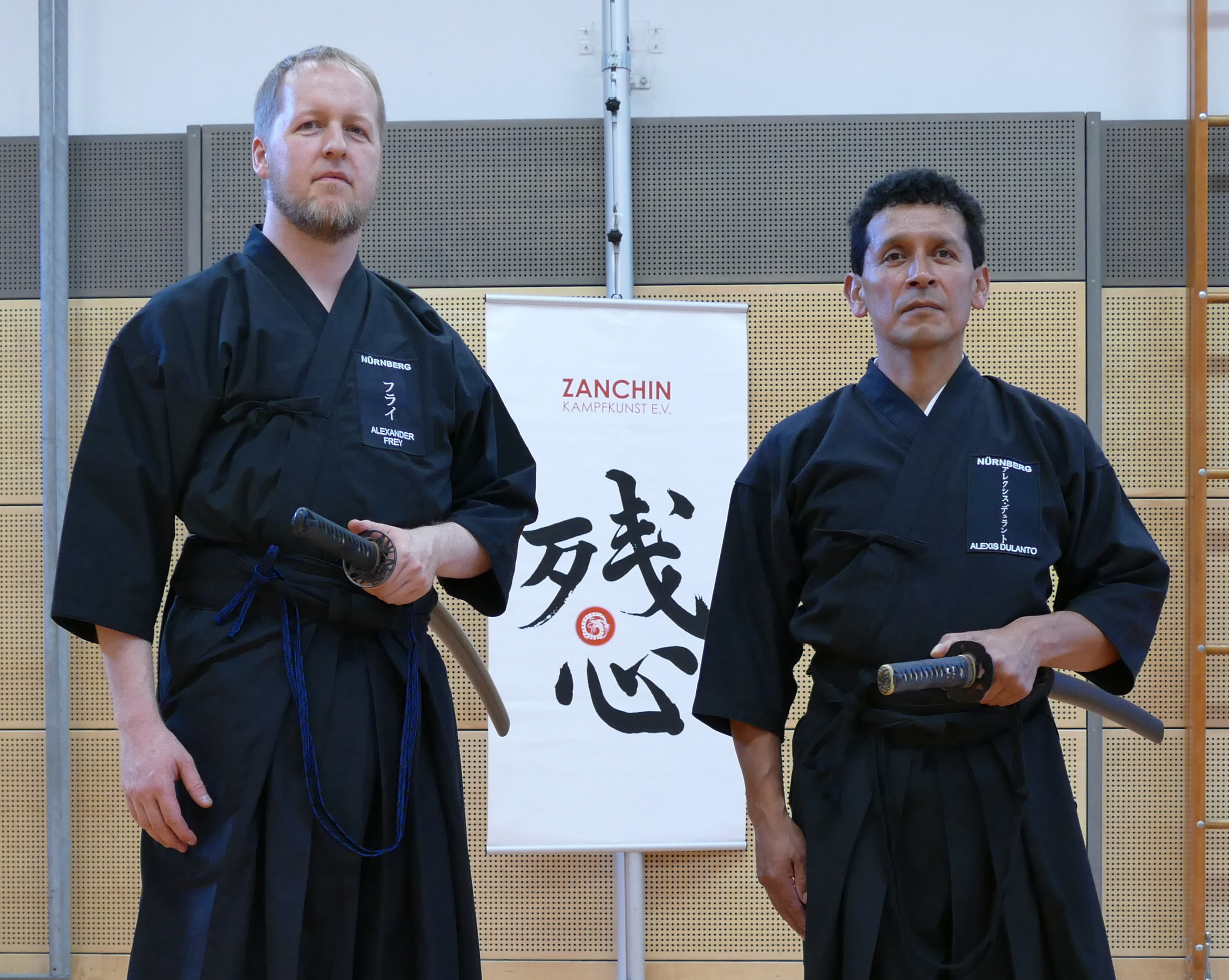 Alexander Frey und Alexis Dulanto haben die Prüfung zum 2. Meistergrad Iaido - japanische Schwertkunst bestanden.