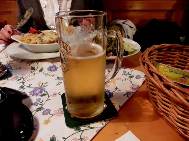 gut schmecket das Bier