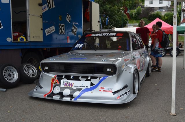 Klaus Streiberger - VW Polo im Fahrerlager