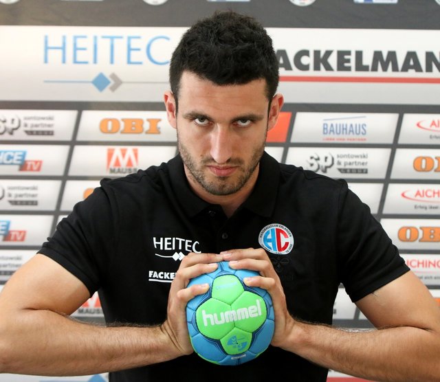 (Foto: hl-studios, Erlangen): Handball-Bundesliga: HC Erlangen - Stanko Sabljic: ich freue mich auf die großartigen Fans