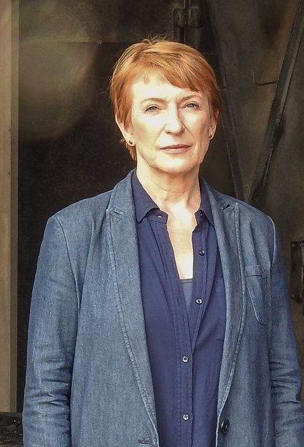 Drehtag in Bamberg: Dagmar Manzel. | Foto: Nicole Fuchsbauer