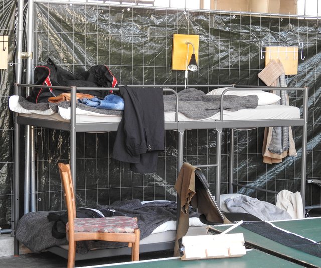 Kulisse der Gemeinschaftsunterkunft in Bamberg. | Foto: Nicole Fuchsbauer