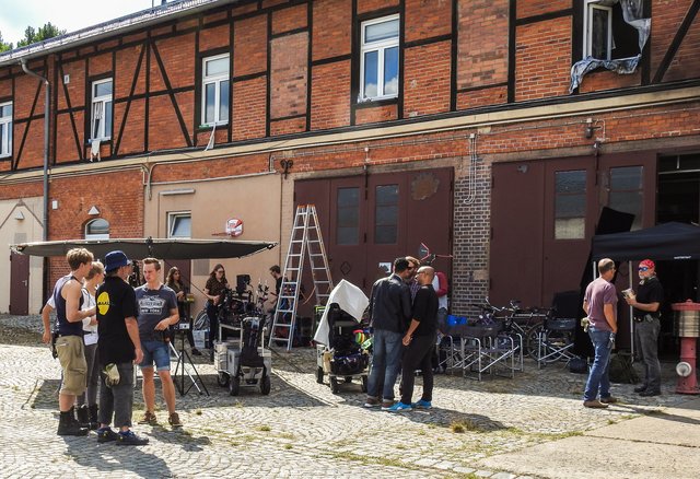 Drehttag in Bamberg. | Foto: Nicole Fuchsbauer