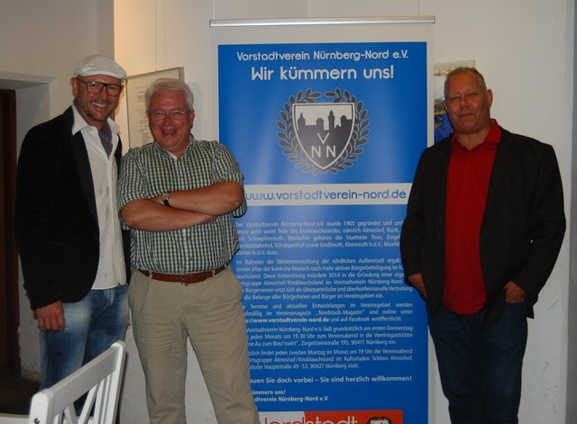 Vorstadtverein, in der Mitte der 1. Vorstand