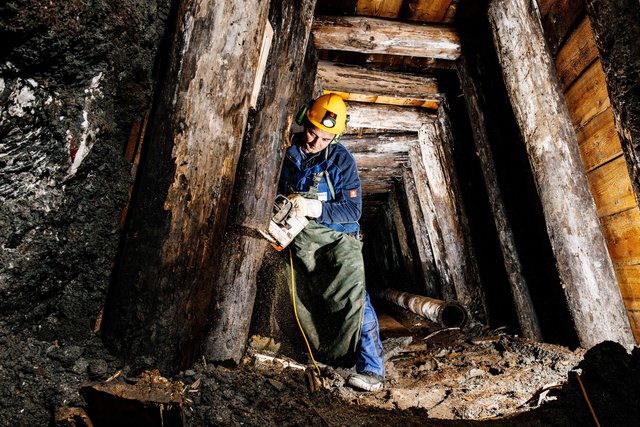 Stollensanierung. | Foto: Südwestdeutsche Salzwerke AG/Salzbergwerk Berchtesgaden