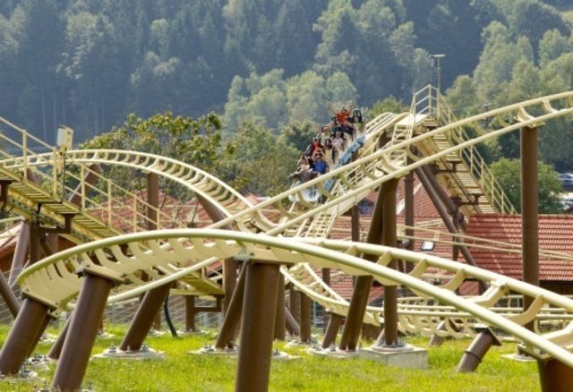 Bayerns längste Achterbahn in Sankt Englmar.