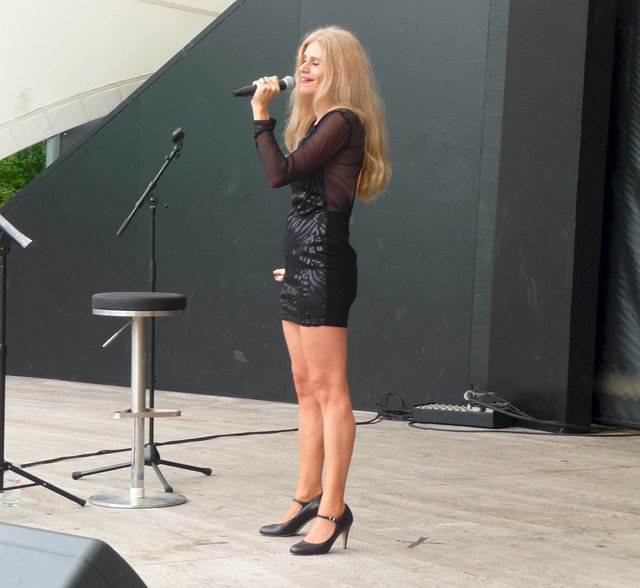 Sinnlich rauchig - Christina Camara  in der LGS-Arena (Foto: C.C.)