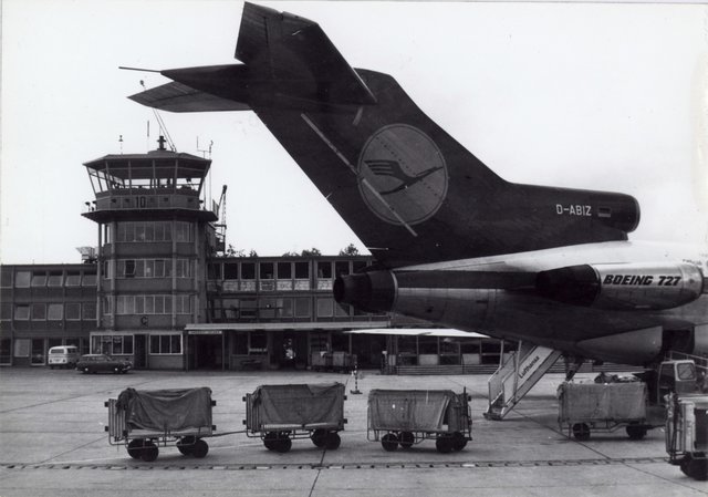 Die Boeing 727 bleibt bei Luftfahrtbegeisterten vor allem wegen ihres markanten Leitwerks in Erinnerung. In den 70er Jahren war sie ein häufiger Gast in Nürnberg. | Foto: Airport Nürnberg