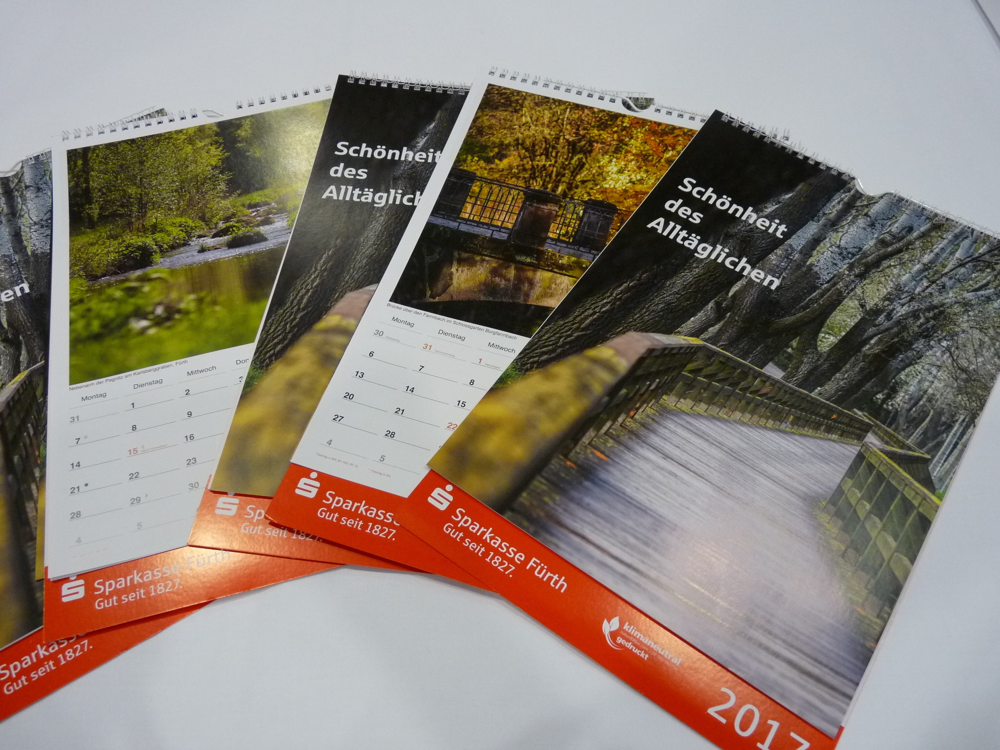 Sparkasse Fürth präsentiert den neuen Bilderkalender für 2017.