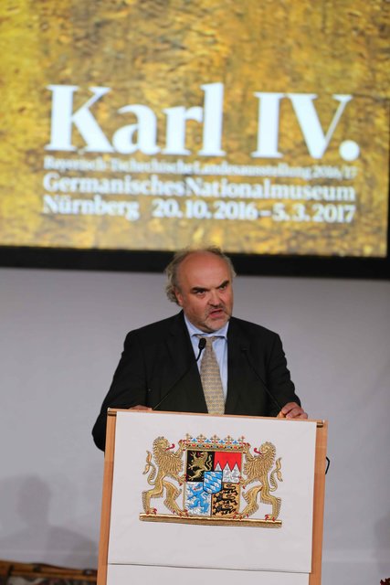 Historische Einführung ins Thema durch den Generaldirektor der Nationalgalerie Prag Dr. Jirí  Fajt. | Foto: bayernpress
