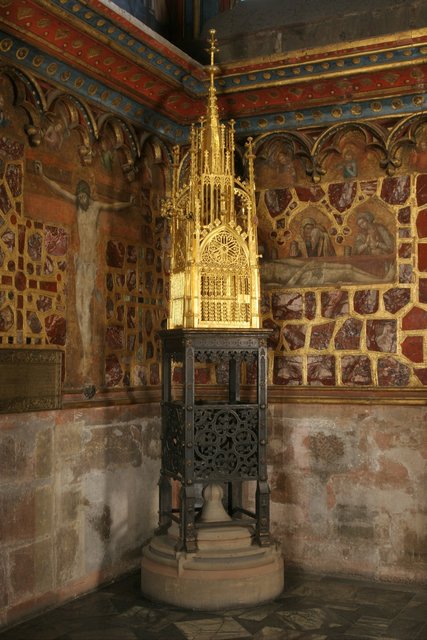 Sakramentshäuschen aus der Wenzelskapelle. | Foto: © Metropolitní kapitula u sv. Víta v Praze
