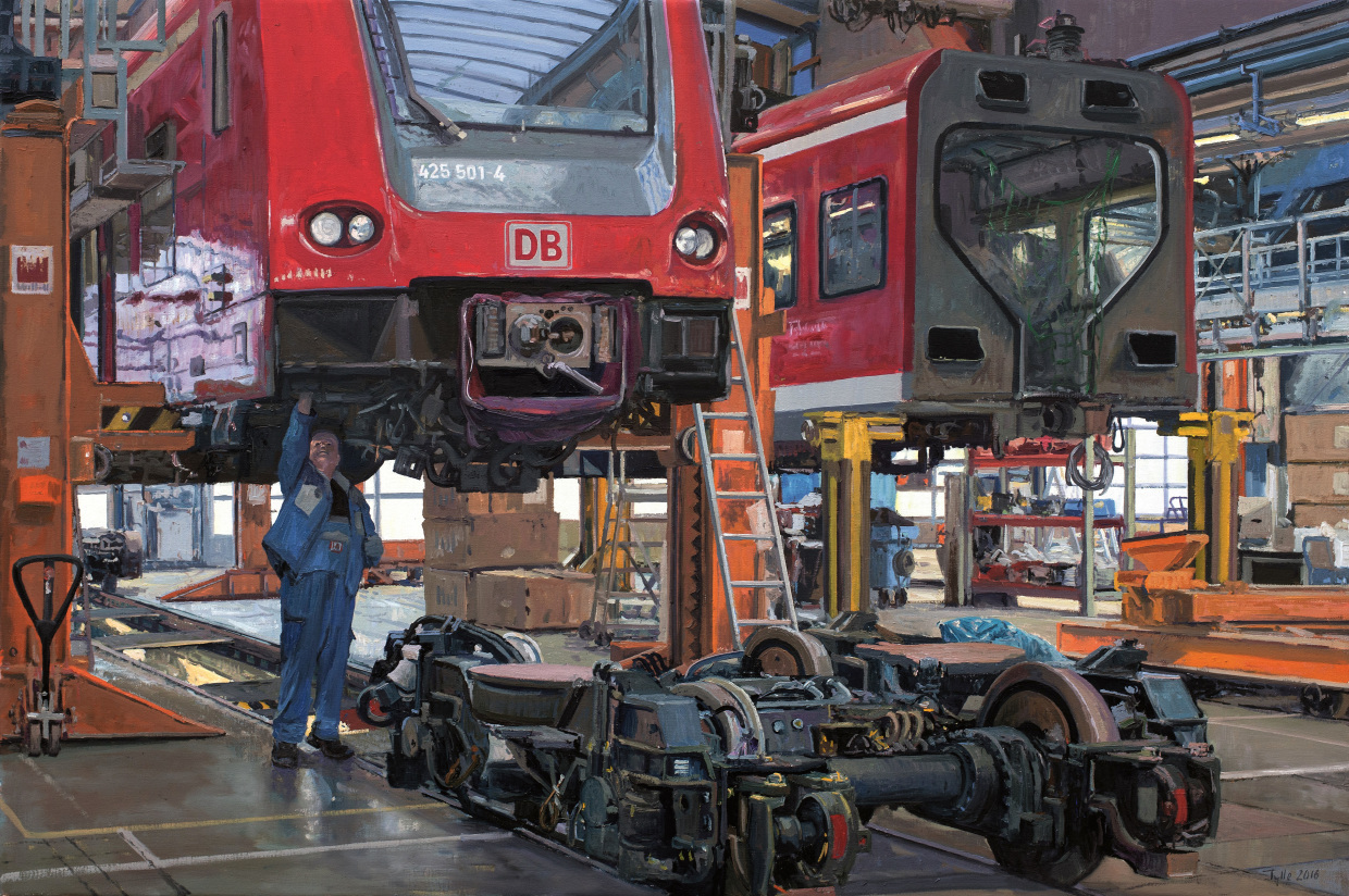Sonderausstellung H.D. Tylle im DB Museum Nürnberg.
