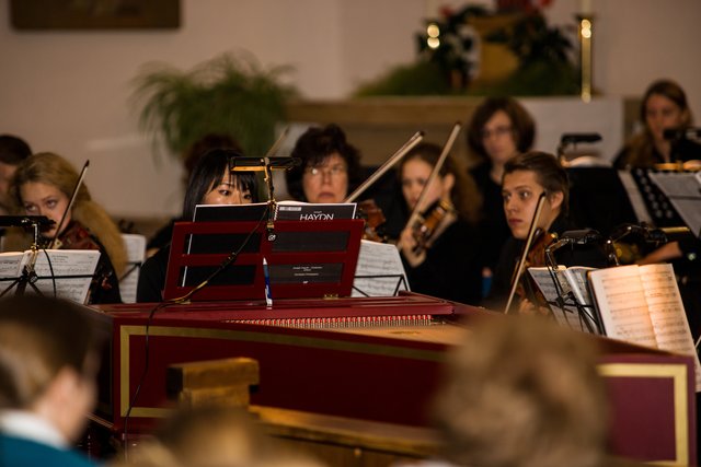 Das eigens für dieses Konzert zusammengestellte Orchester (Foto: privat)