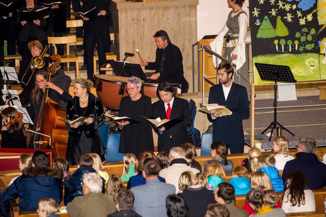 Anja Fidelia Ulich (Sopran), Marlene Mild (Alt), Taesok Oh (Tenor), Daniel Dropulja (Bass) (Foto: privat)