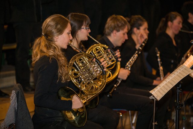Das eigens für dieses Konzert zusammengestellte Orchester (Foto: privat)