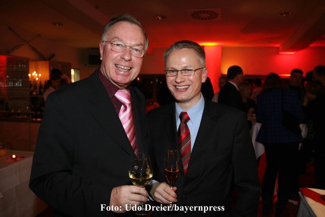 Dr. Peter Schönlein und Michael Kläver, Sparkasse.