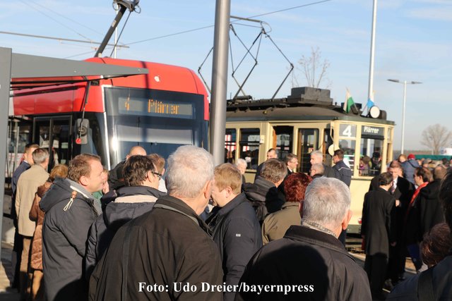 Der neue Straßenhaltepunkt "Am Wegfeld"