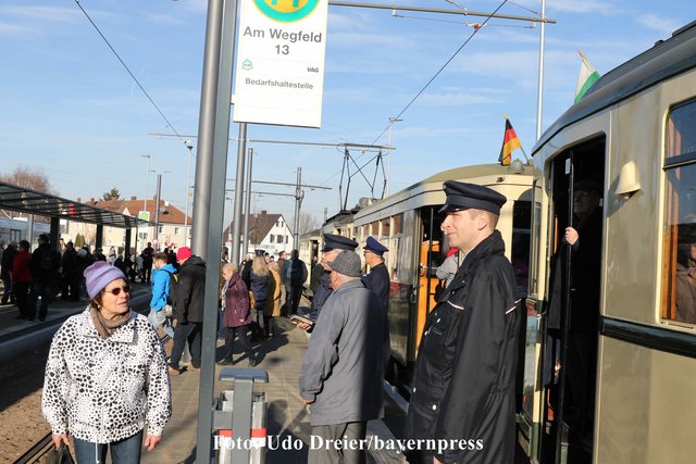 Der neue Straßenhaltepunkt "Am Wegfeld".